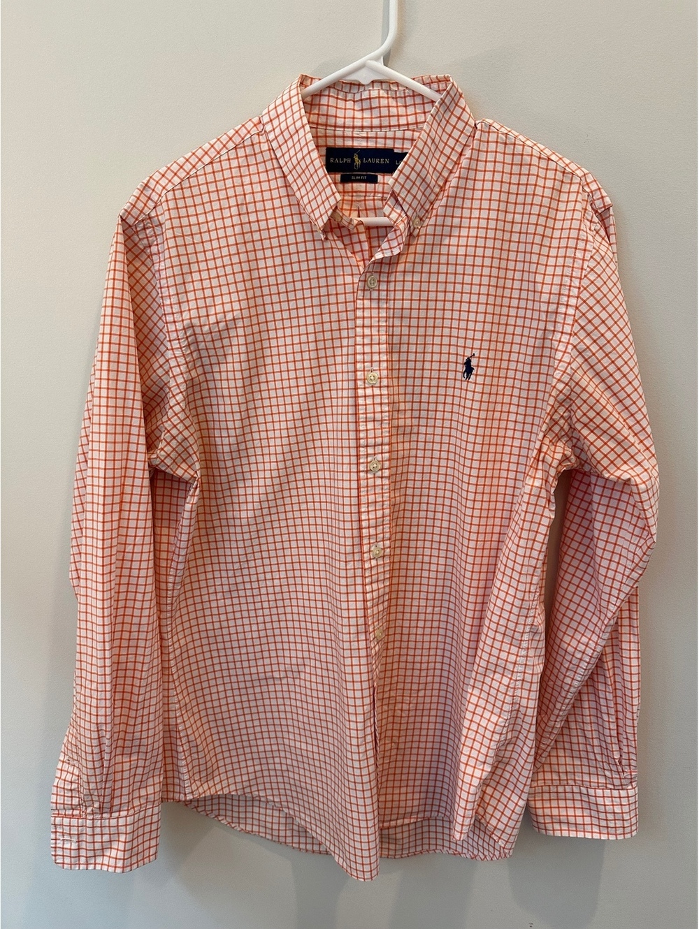 TWO RALPH LAUREN LONG SLEEVE LARGE SLIM FIT BUTTON DOWNS - Picture 3 of 7